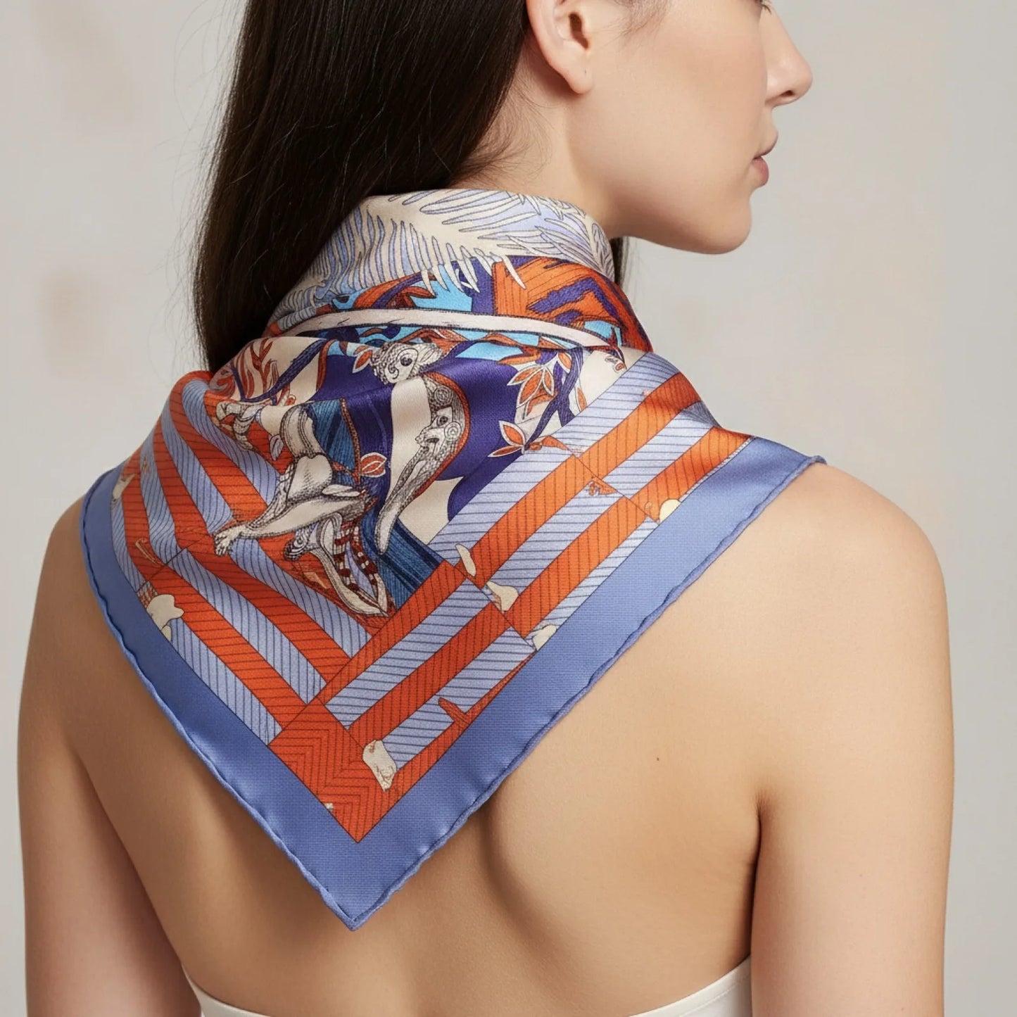 Foulard Carré Soie Femme Luxe