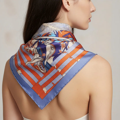 Foulard Carré Soie Femme Luxe