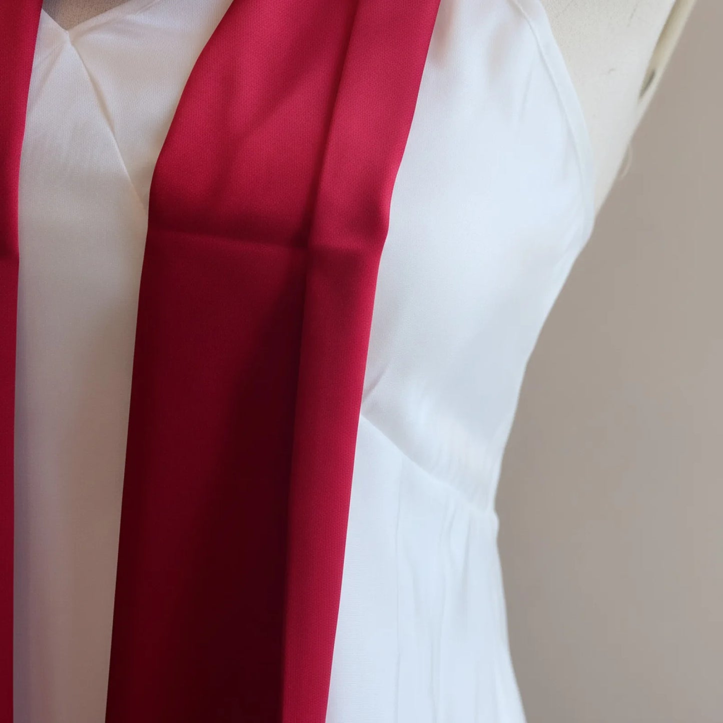 Foulard Long Satin de Soie Polyvalent