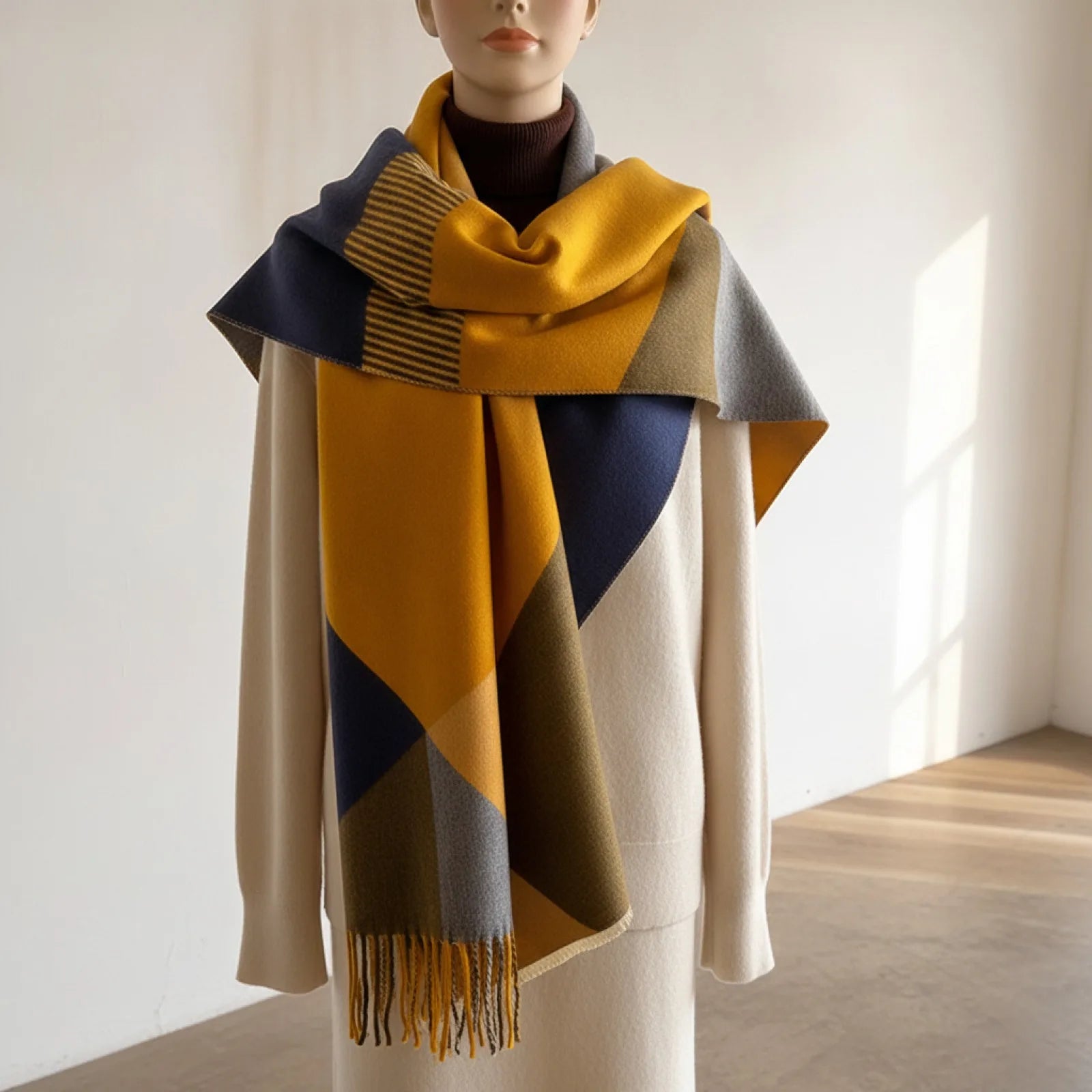 Foulard Cachemire Vintage Femme