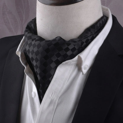 Foulard Cravate Noir Homme