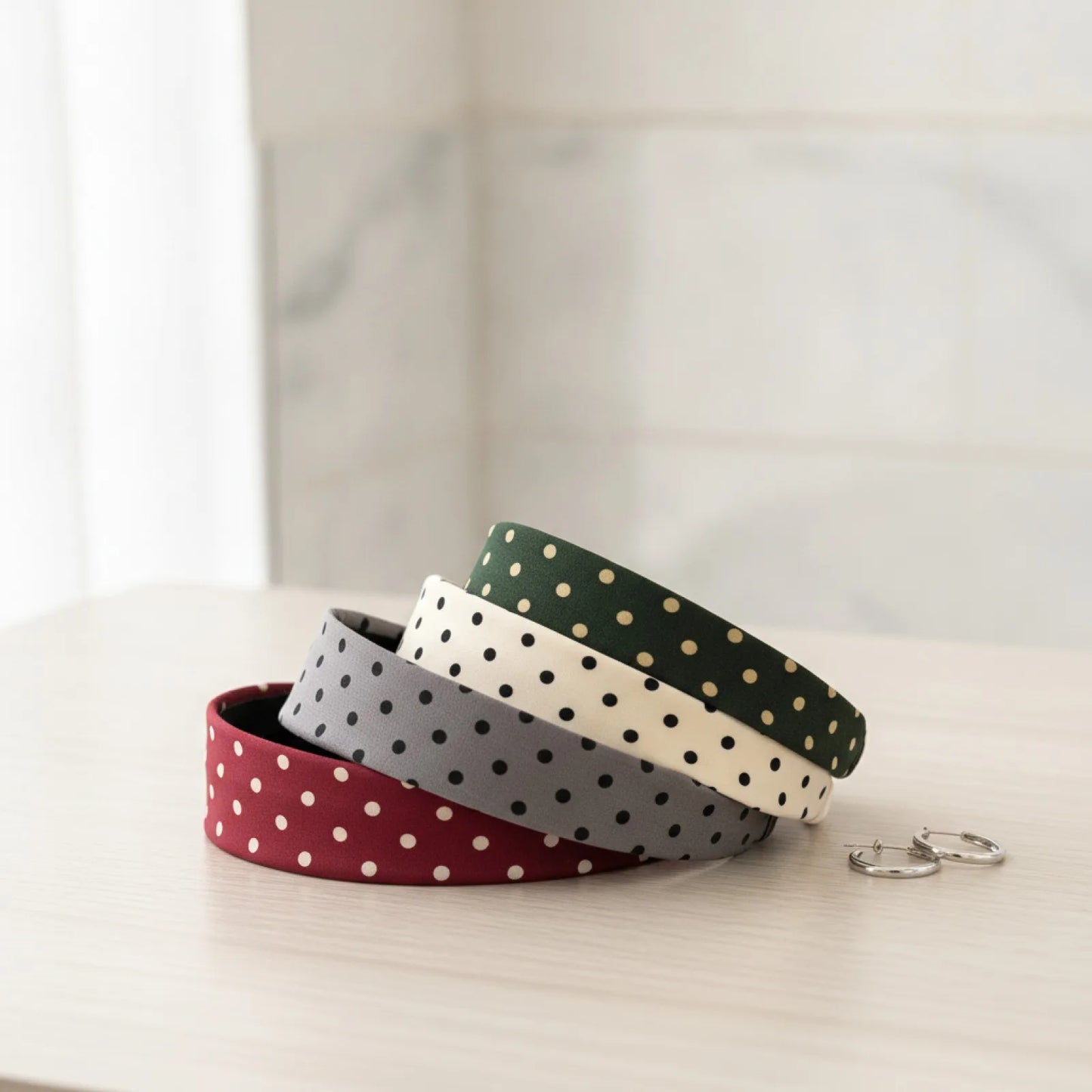 Bandeau Bohème Pois Femme Extensible