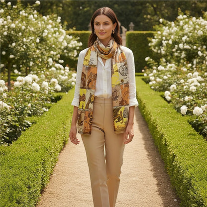 Foulard Carré Soie Luxe
