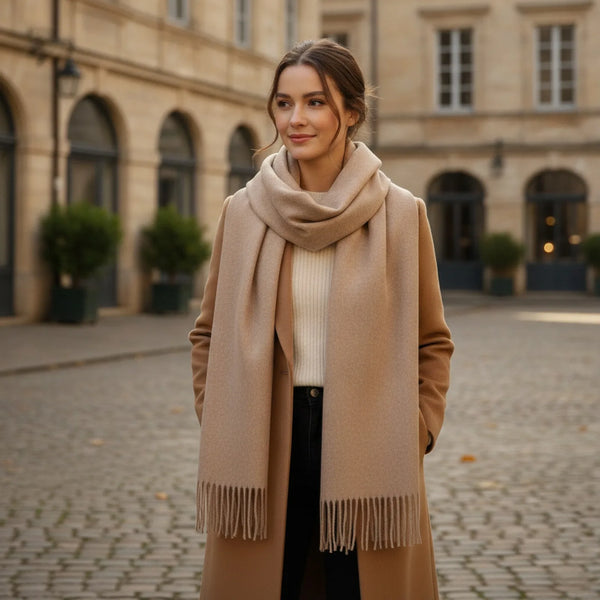 Foulard Long Cachemire Femme - Douceur & Style Hivernal