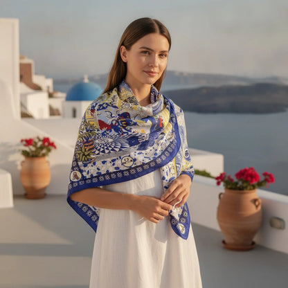 Foulard Carré Soie Femme Luxe