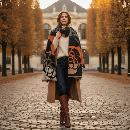 Foulard Luxe Cachemire Femme - Douceur & Chaleur Hivernale
