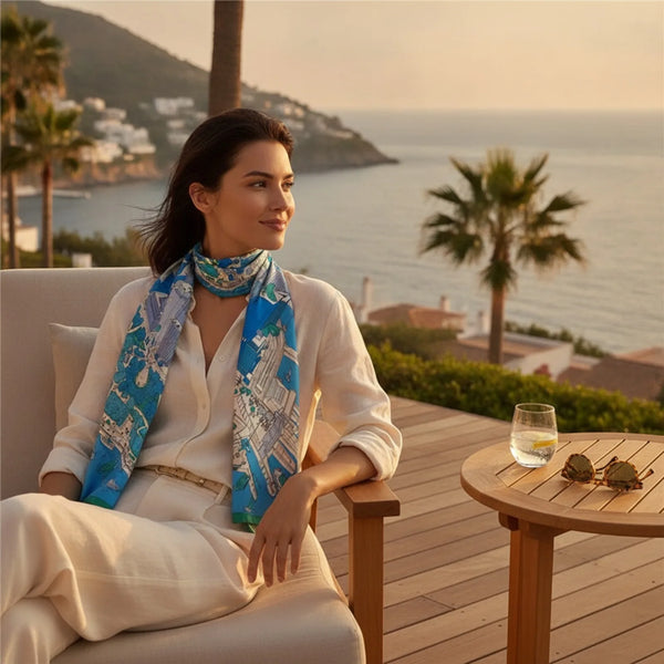 Foulard Carrée Soie Luxe 90x90cm