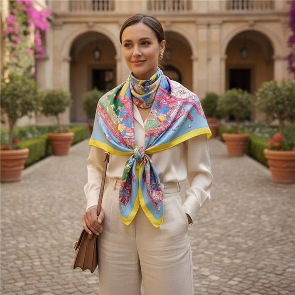 Foulard Soie Femme Luxe