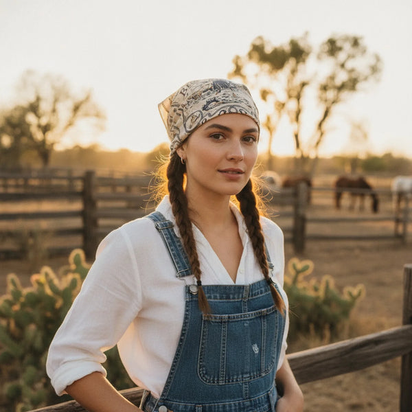 Bandana Coton Style Western Authentique