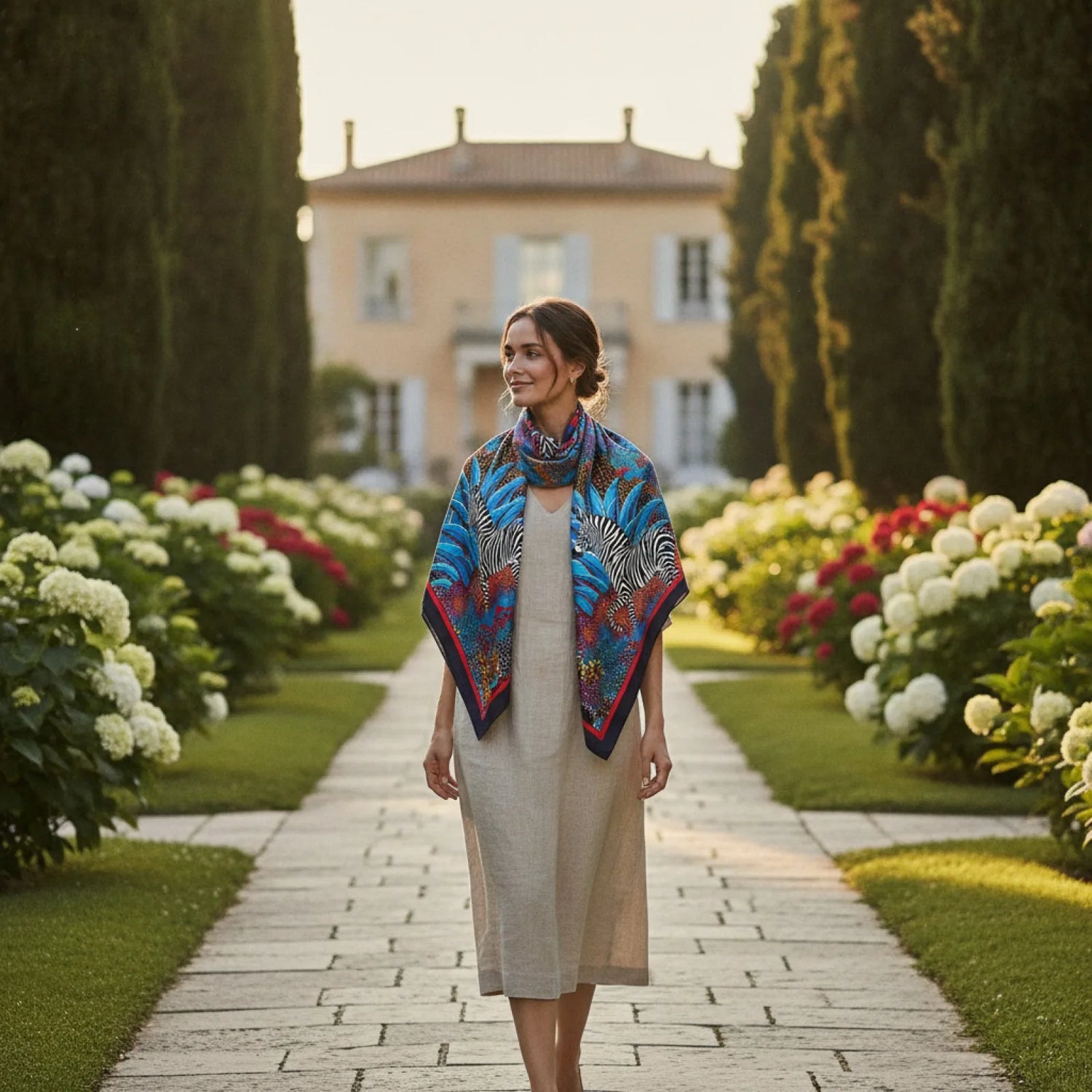 Foulard Carré Soie Femme- Luxe & Élégance
