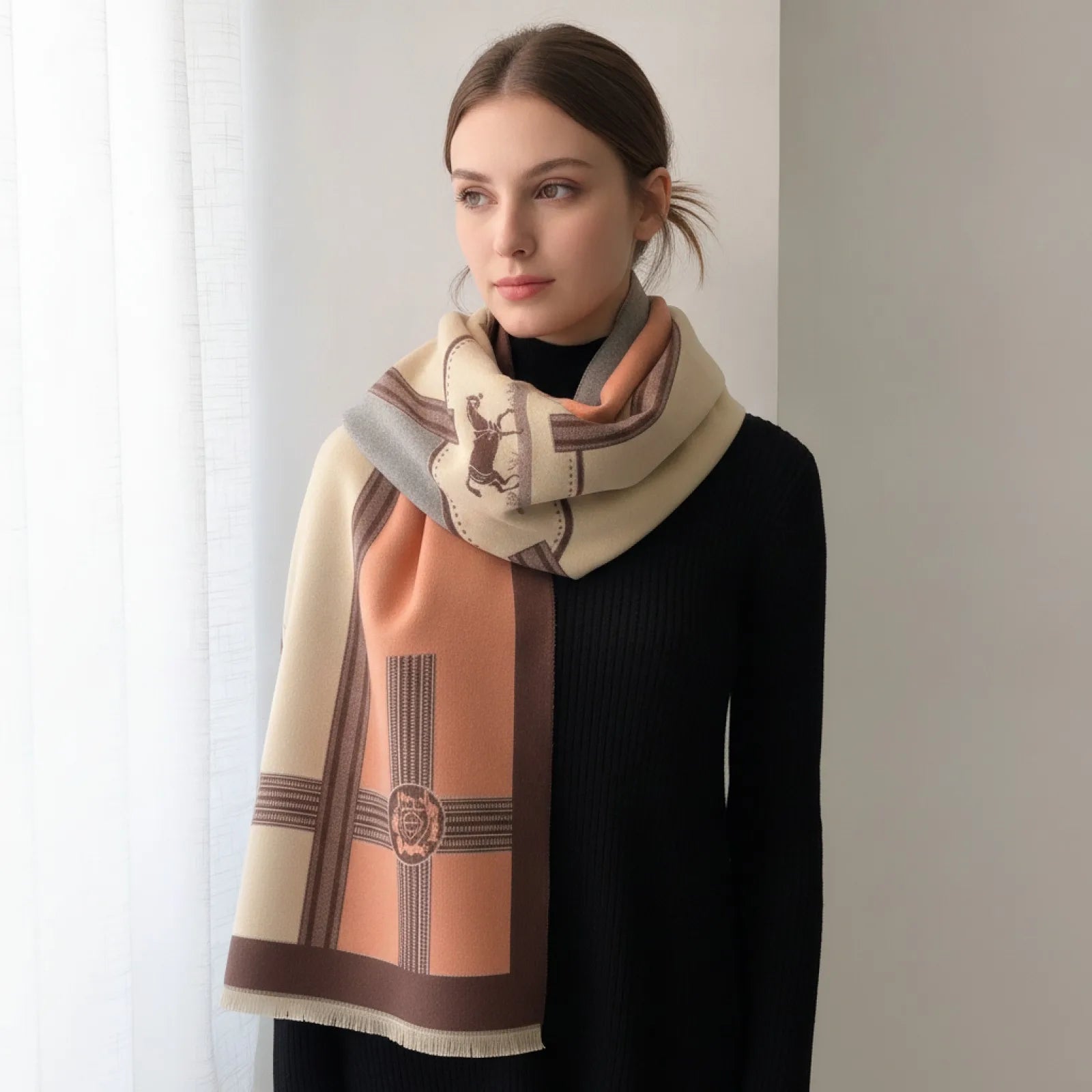 Foulard Cachemire Luxe Femme