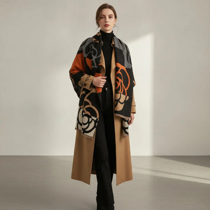 Foulard Luxe Cachemire Femme - Douceur & Chaleur Hivernale