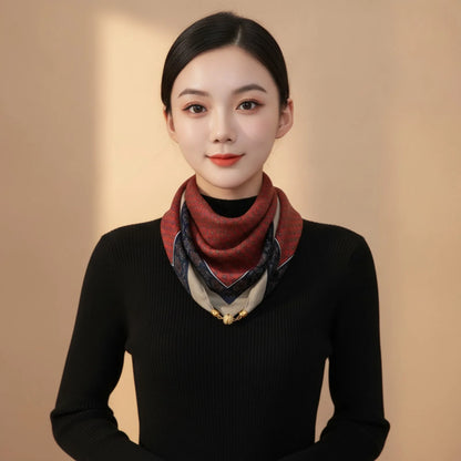 Foulard Triangulaire Magnétique en Soie