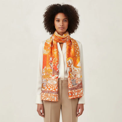 Foulard Carré Soie Femme Luxe