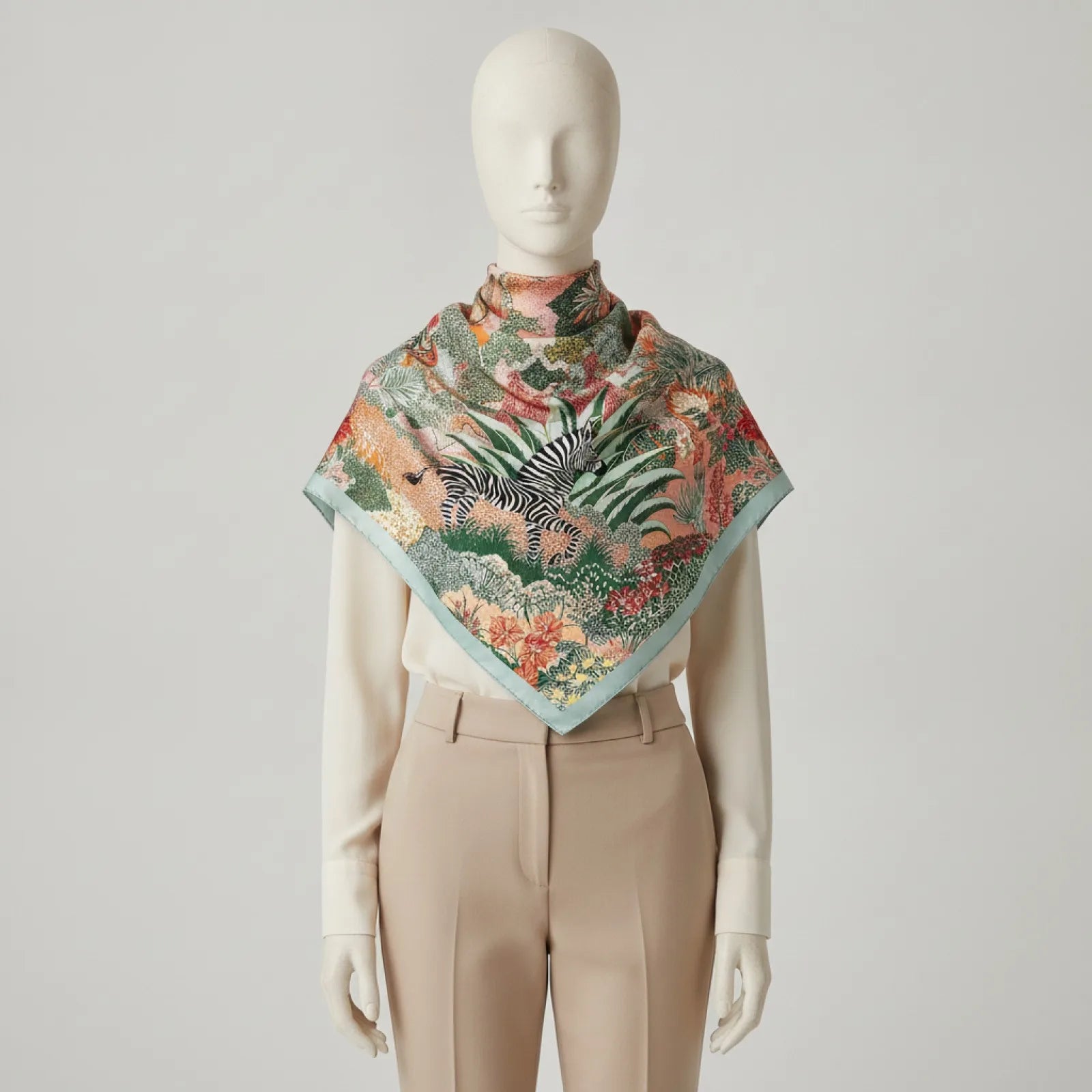Foulard Soie Femme Luxe 90x90cm