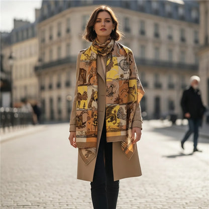 Foulard Carré Soie Luxe