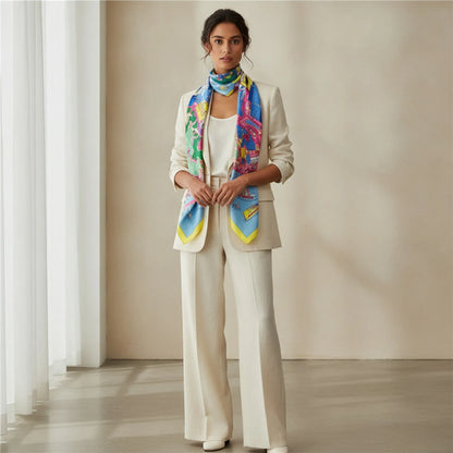 Foulard Soie Femme Luxe